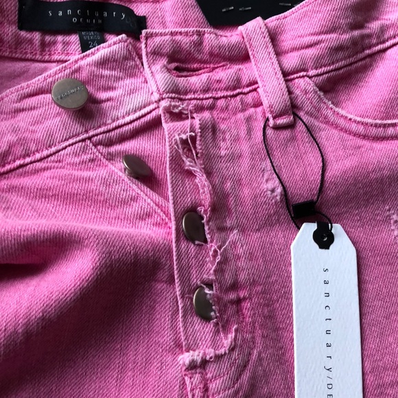 💥Sanctuary button up shorts size 24 - Picture 5 of 8